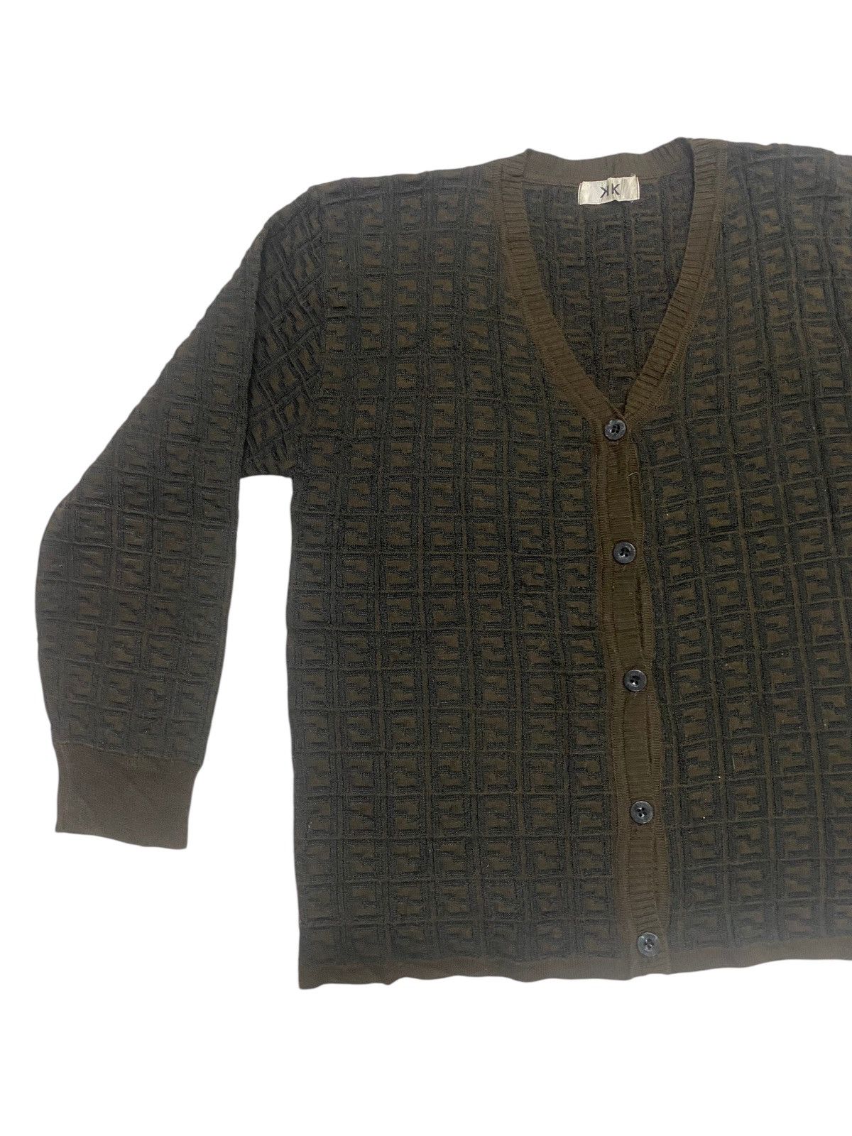 Japanese Brand × Vintage Kitamura Knit Inspired by Fendi Monogram Size US S / EU 44-46 / 1 - 3 Thumbnail
