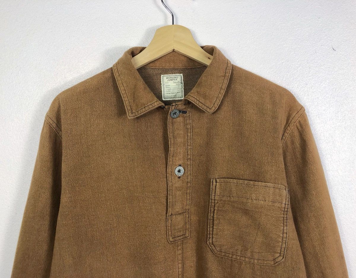 Buzz Rickson's × Vintage Rare Vintage Buzz Rickson’s US Army Workers Working Jumper Size US S / EU 44-46 / 1 - 2 Thumbnail