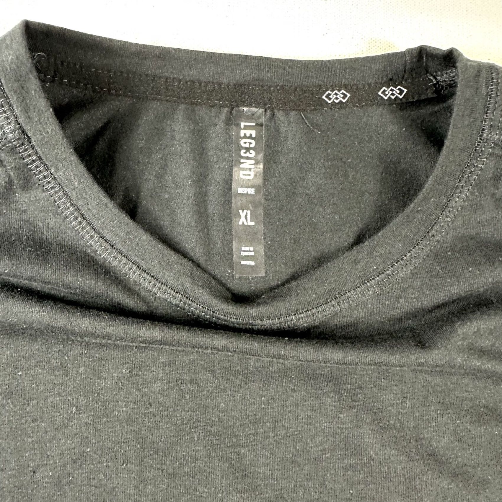 Vintage Leg3nd Inspire T Shirt Men XL Active Training Gym Short Sleeve Black Training Size US XL / EU 56 / 4 - 5 Thumbnail