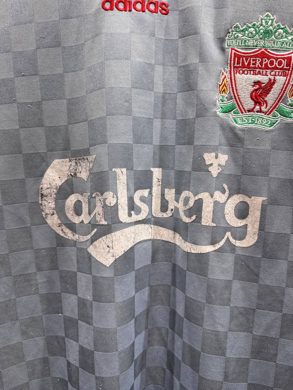 Adidas Liverpool 2008 2009 Away Shirt Football Soccer Jersey Adidas Size US L / EU 52-54 / 3 - 3 Thumbnail