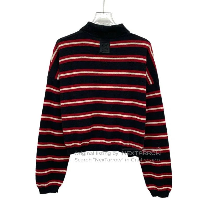 Loewe Loewe Colorblocked Striped Merino Wool Reversible Single-b Size M / US 6-8 / IT 42-44 - 2 Thumbnail
