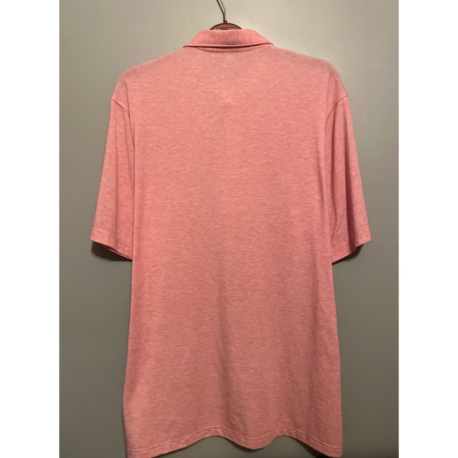 Peter Millar Peter Millar Shirt Mens M Gray Size Peach Polo Short Sleeve Collared Golf D278 Size US M / EU 48-50 / 2 - 4 Thumbnail