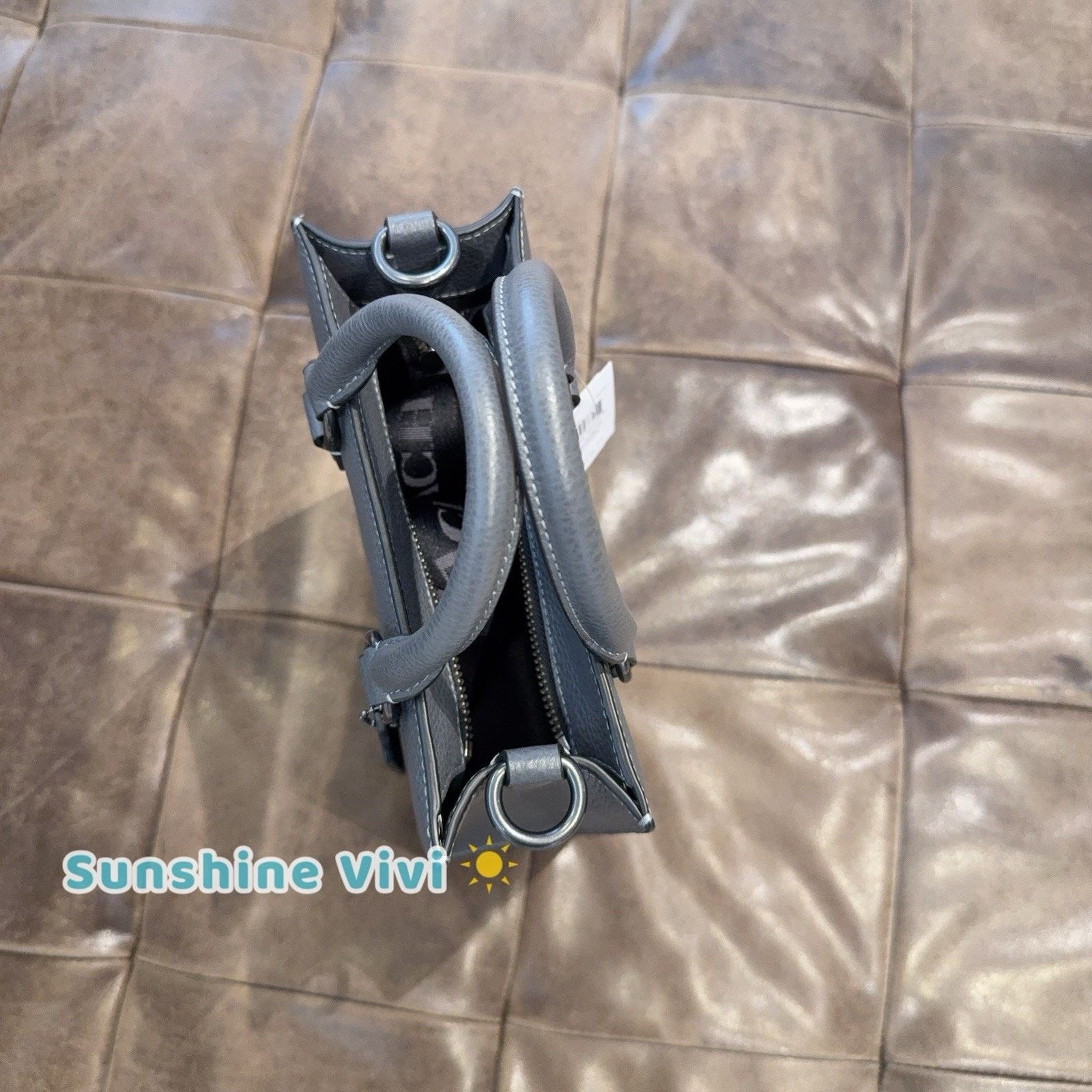 Coach NWT Coach Men's Dylan Tote CT910 Pebbled Leather QB/GRAPHITE Size ONE SIZE - 5 Thumbnail