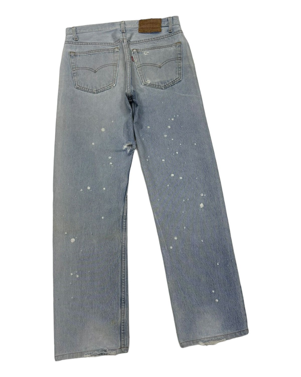 Levi's VINTAGE LEVIS 501 PAINTER JEANS DISTRESSED DENIM Size US 30 / EU 46 - 4 Thumbnail