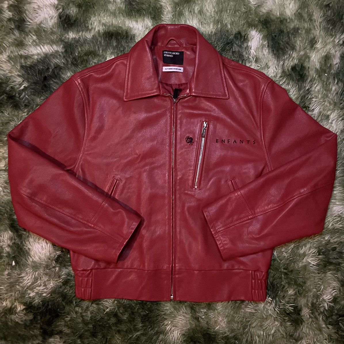 Enfants Riches Deprimes ENFANTS RICHES DEPRIMES FW23 / Leather Jacket / Red / Mens L Size US L / EU 52-54 / 3 - 4 Thumbnail