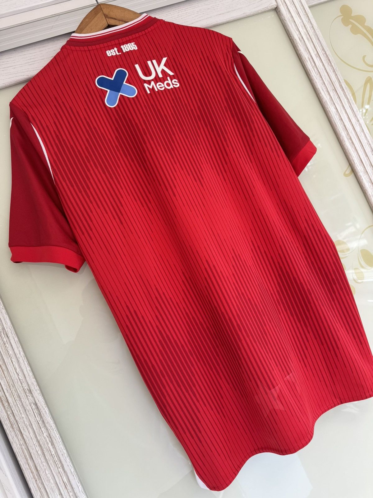 Macron Nottingham Forest 2019-2020 Home Soccer Jersey Football Kit Size US XL / EU 56 / 4 - 9 Thumbnail