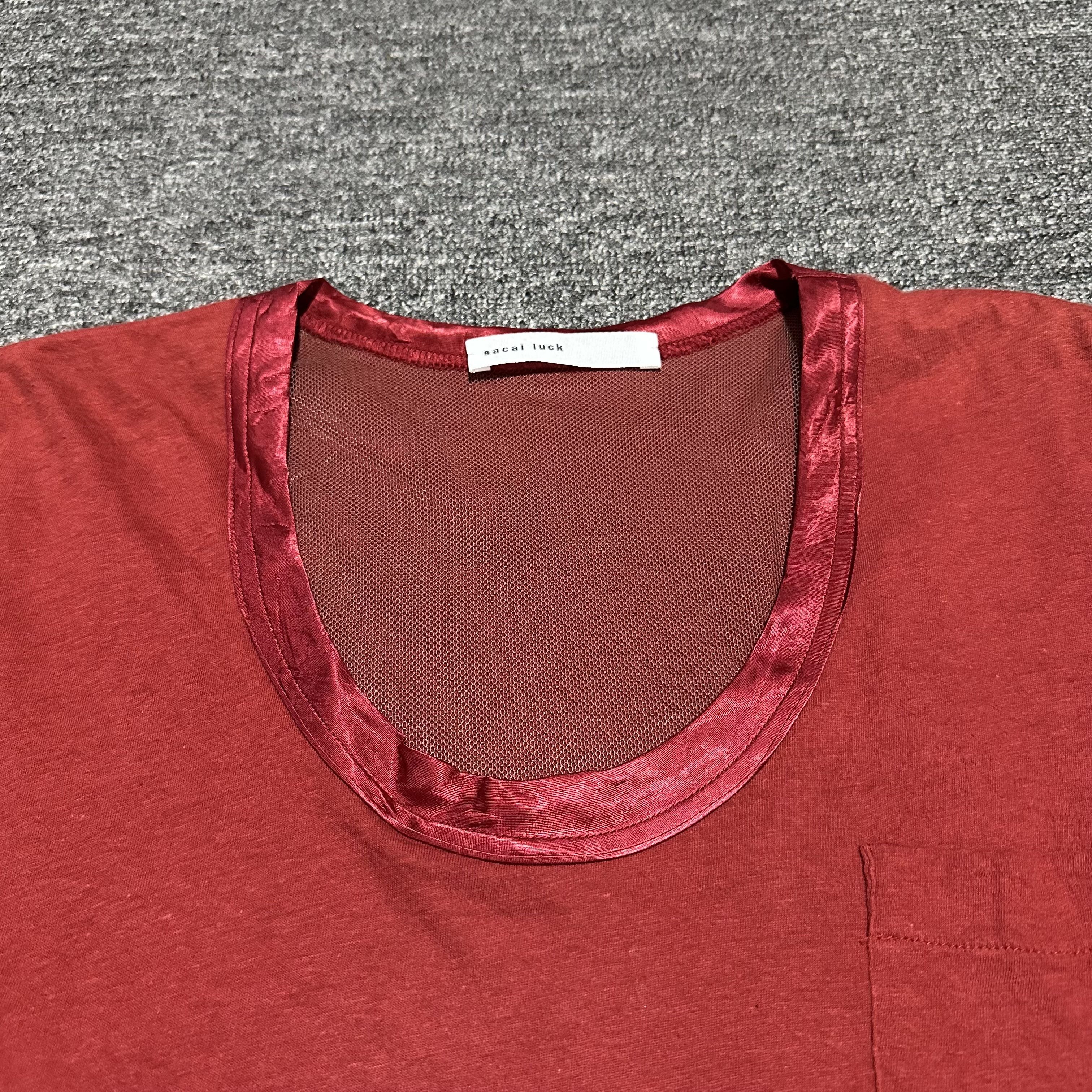 Sacai Sacai Pocket Tee Size M / US 6-8 / IT 42-44 - 2 Thumbnail