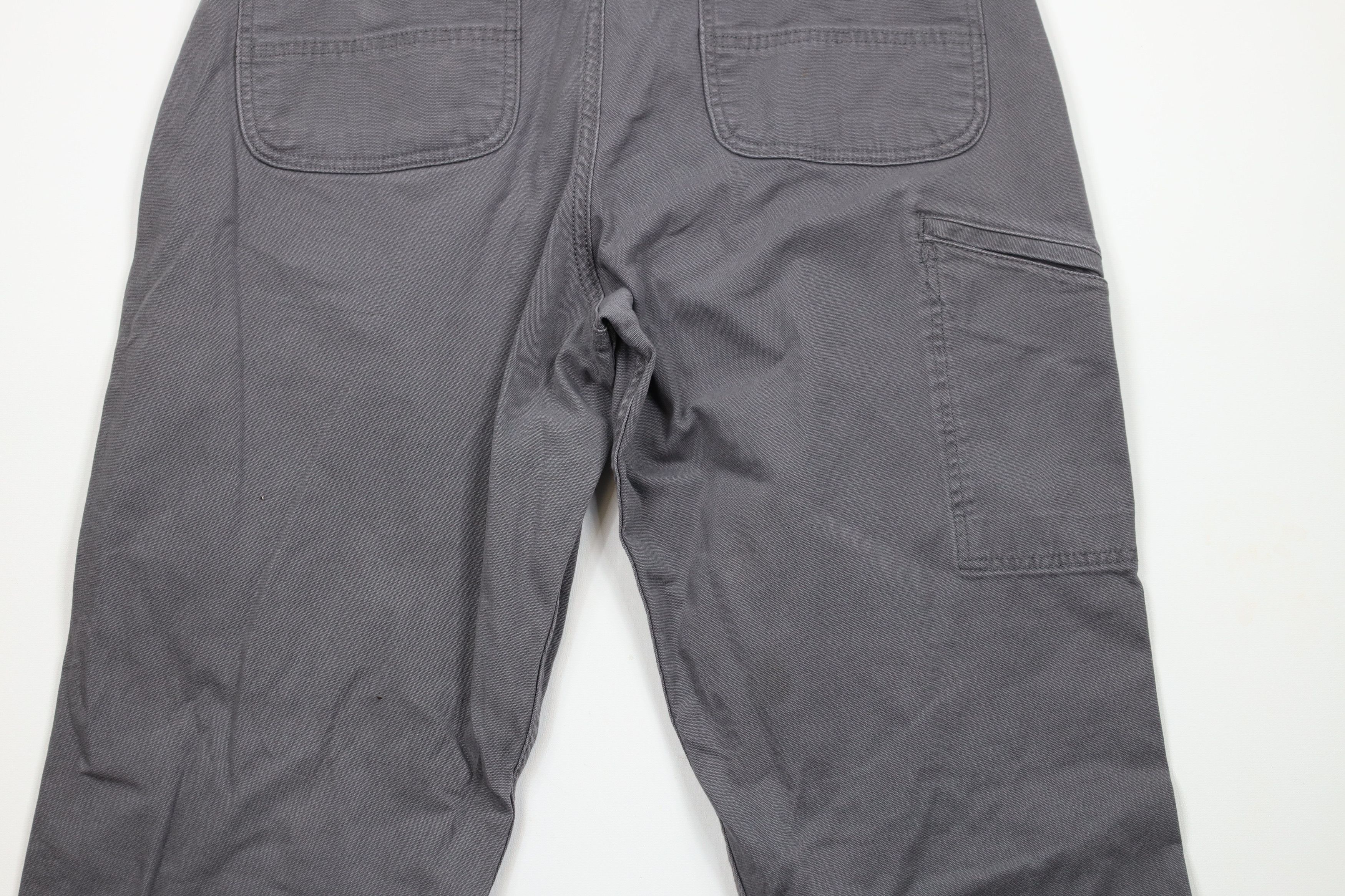 Carhartt × Vintage Vintage Y2K Carhartt Fit Wide Leg Dungaree Pants Gray Size US 36 / EU 52 - 10 Thumbnail