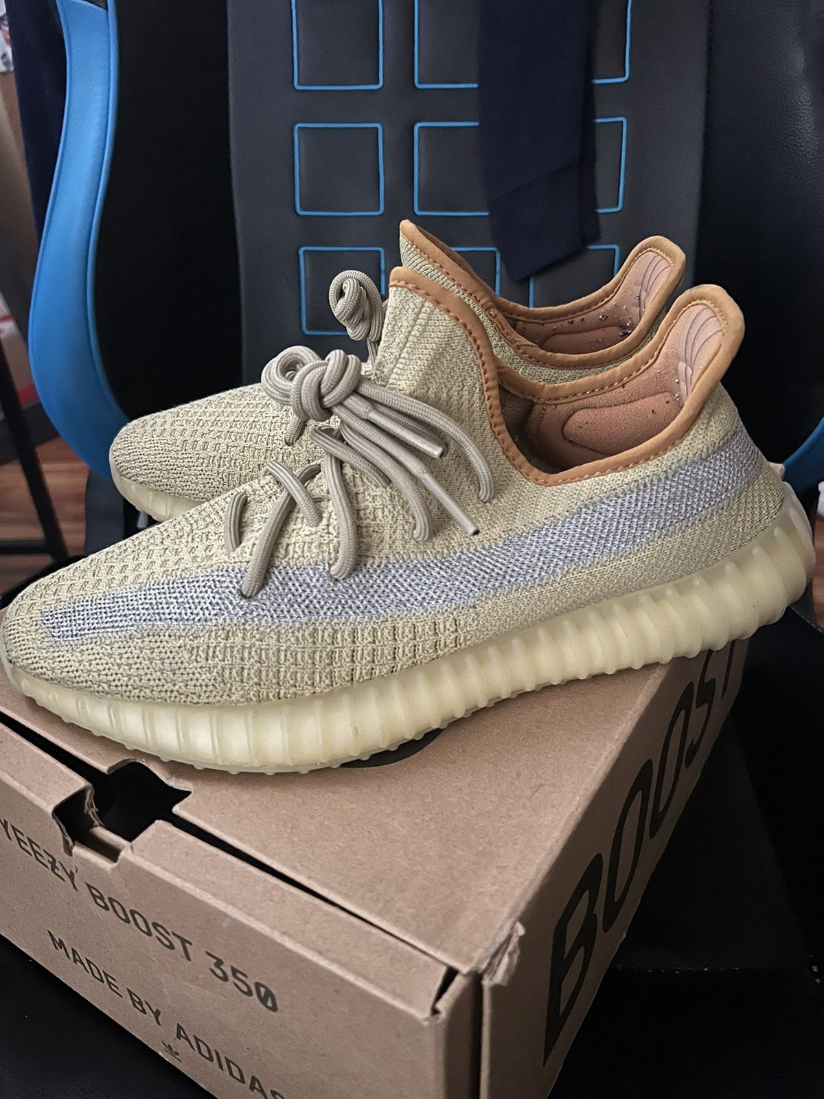 Adidas × Yeezy Yeezy 350 MARSH Size US 8 / EU 41 - 3 Thumbnail