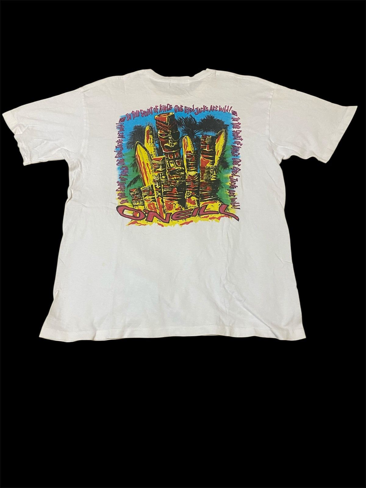 O'Neill Vintage 90s O’neill Tribe Big Backhit Surfing Shirt Size US M / EU 48-50 / 2 - 1 Thumbnail