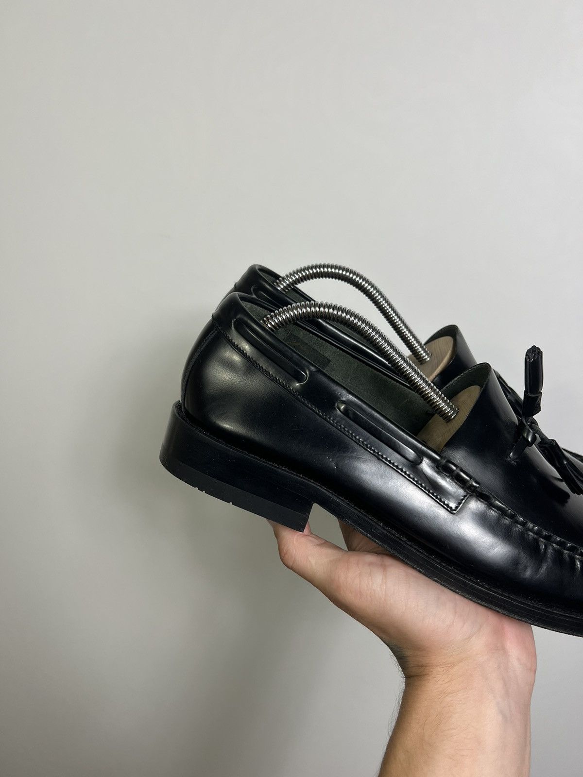 Church's Loake Leather Kiltie Georgetown Loafers Hand Made England Size US 8.5 / EU 41-42 - 4 Thumbnail