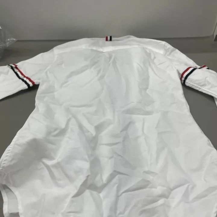 Thom Browne Thom Browne Classic White Long Sleeve Shirt -2507 Size M / US 6-8 / IT 42-44 - 3 Thumbnail