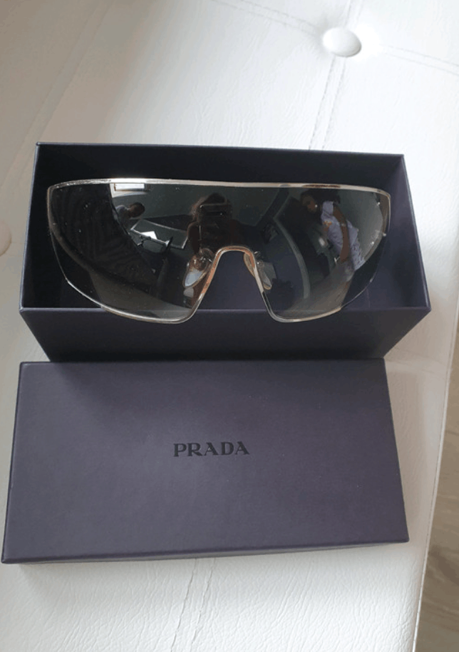 Prada PRADA Sunglasses SPR 2004 Star Mask Fire Chrome Silver Size ONE SIZE - 2 Thumbnail