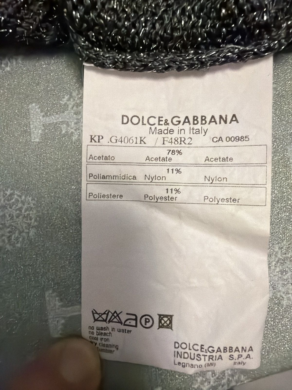 Dolce & Gabbana Lurex sweater Size US M / EU 48-50 / 2 - 3 Thumbnail