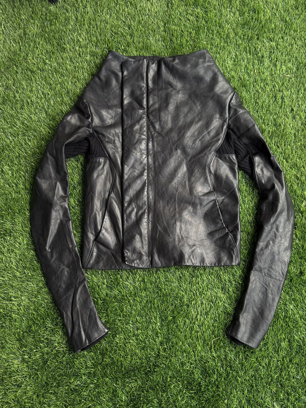 Rick Owens 🔥🔥🕷️Biker jacket Size S / US 4 / IT 40 - 2 Thumbnail