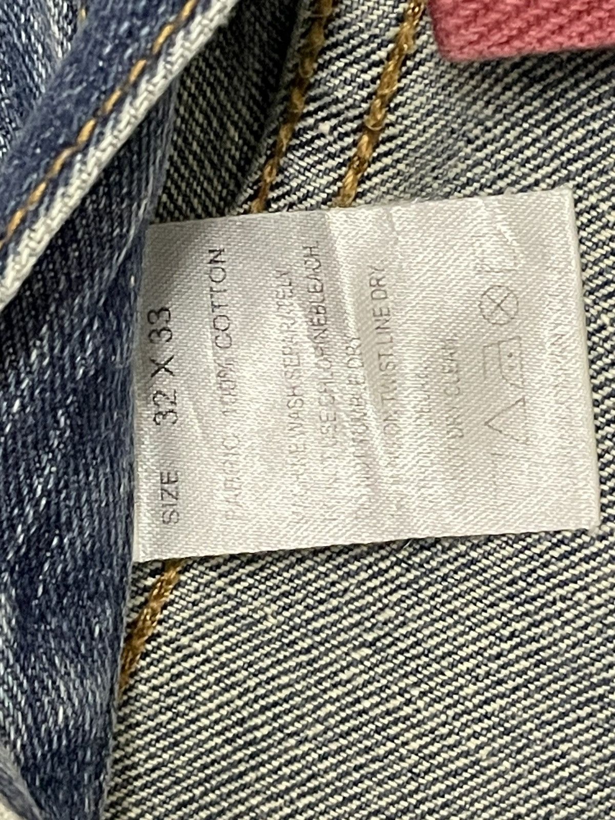 Japanese Brand Vintage 1990s Japan Designer Nylaus Distressed Patch Denim Size US 30 / EU 46 - 15 Thumbnail