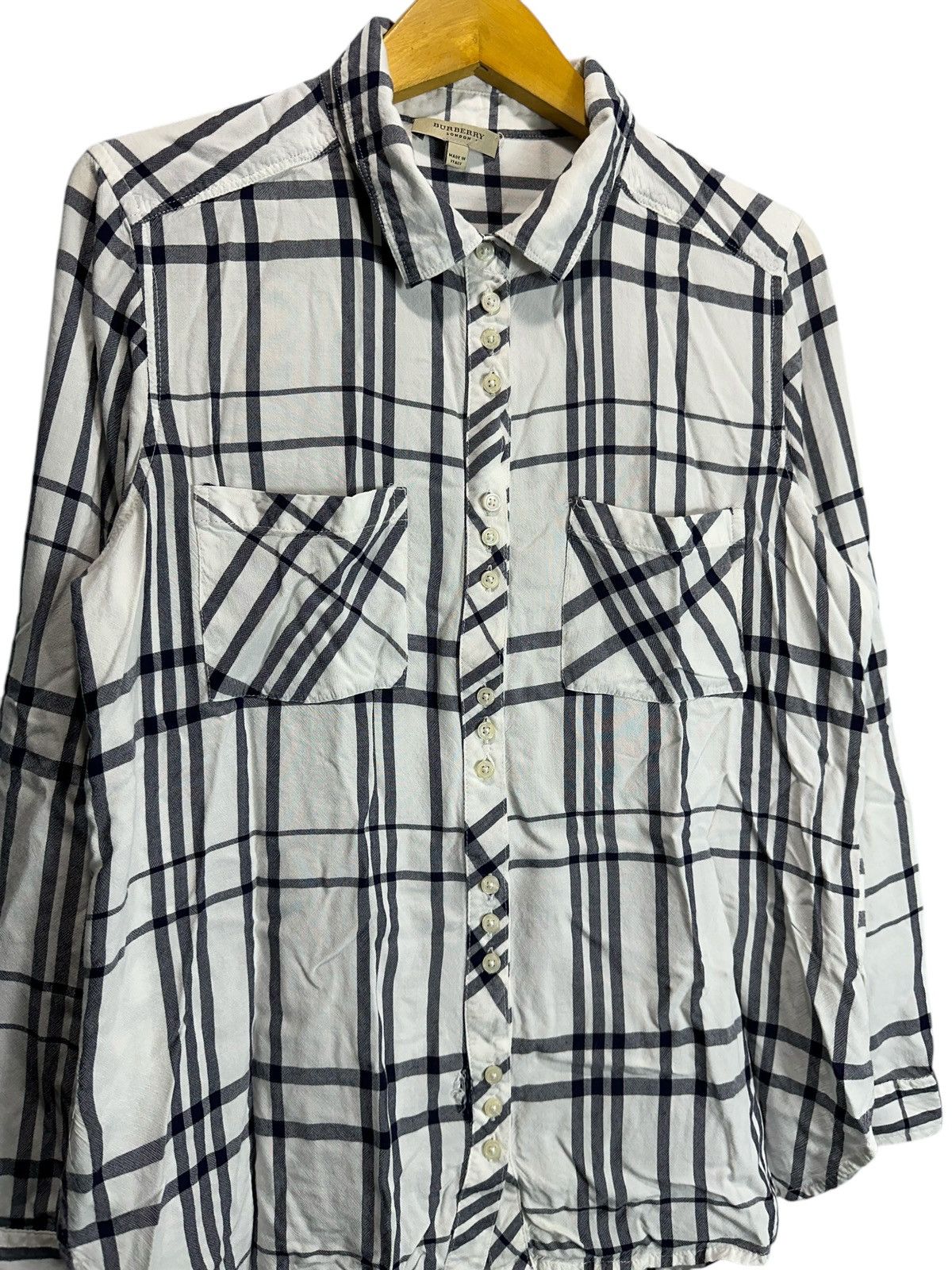 Burberry Vintage Burberry Shirt Multi Button Size US M / EU 48-50 / 2 - 2 Thumbnail