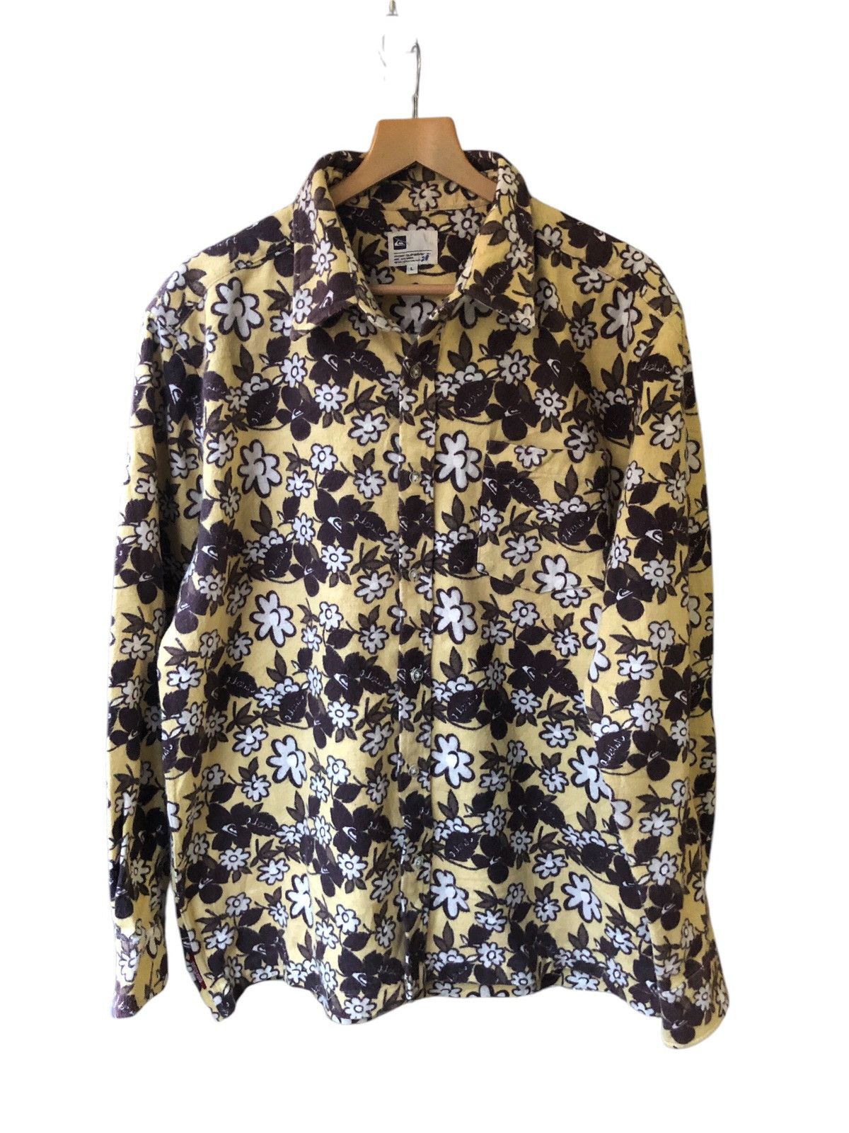 Quiksilver × Vintage VINTAGE QUIKSILVER SURF FLOWER BUTTON UP SHIRT HAWAII Size US XL / EU 56 / 4 - 1 Thumbnail