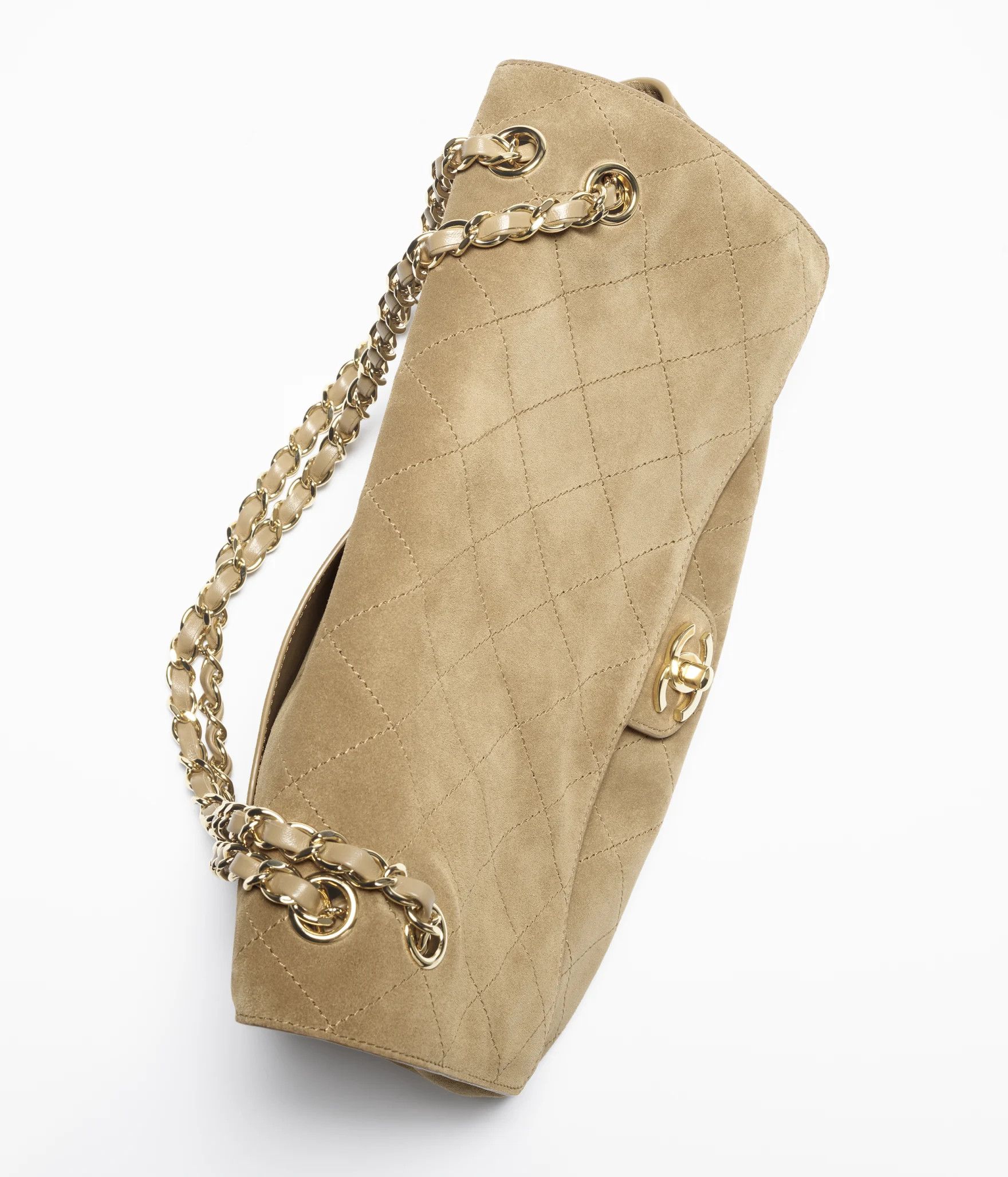 Chanel 26S Maxi Souplissimo Medium Jumbo Suede CC Logo Flap Bag Size ONE SIZE - 13 Thumbnail