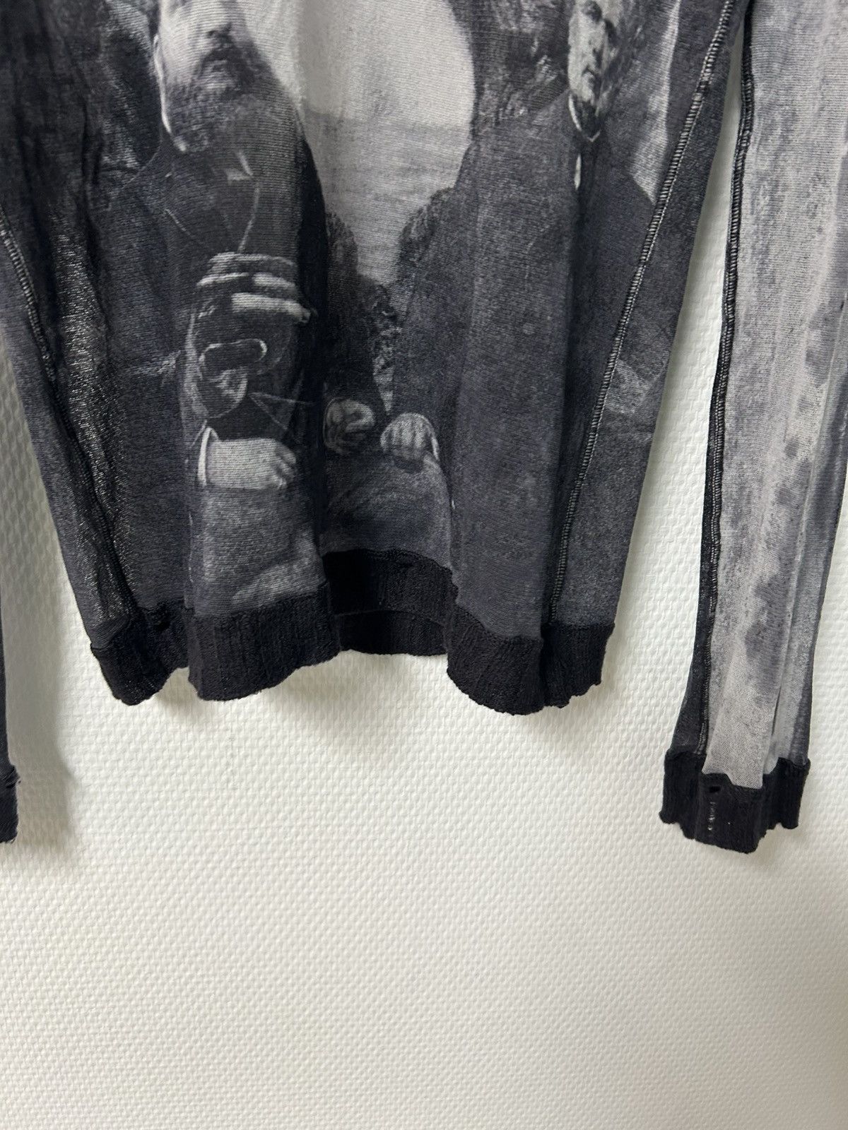 Jean Paul Gaultier SS1998 Photograph Mesh Top Size US L / EU 52-54 / 3 - 3 Thumbnail