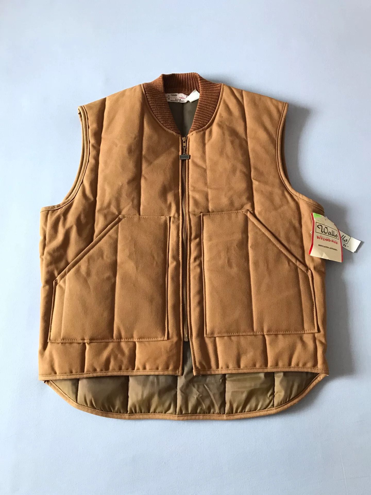 Walls 90s Walls 8390 Brown Canvas Work Vest Size US L / EU 52-54 / 3 - 1 Thumbnail