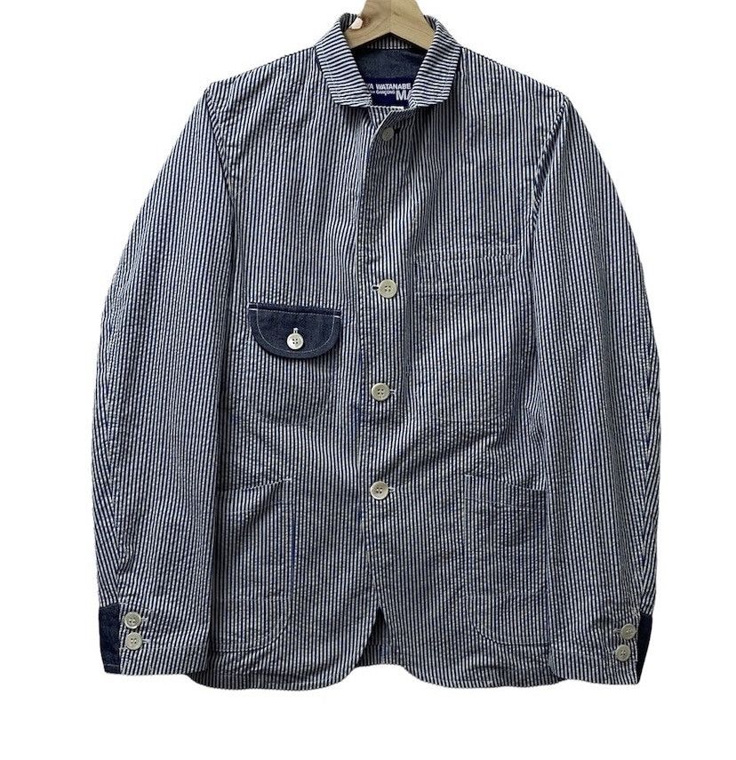 Comme des Garcons AD2012 Junya Watanabe Comme Des Garçons Stripes Blazer/Coat Size US S / EU 44-46 / 1 - 19 Thumbnail
