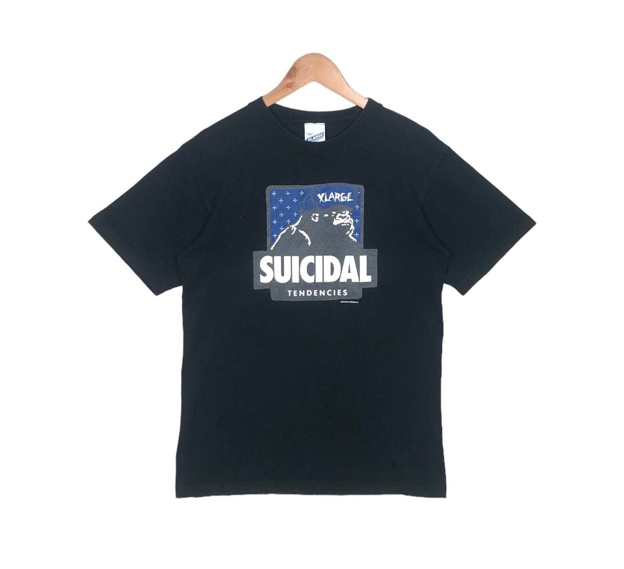 image of Band Tees x Xlarge Suicidal Tendencies Printed Tee Shirt Trash Band in Black, Men's (Size Medium)