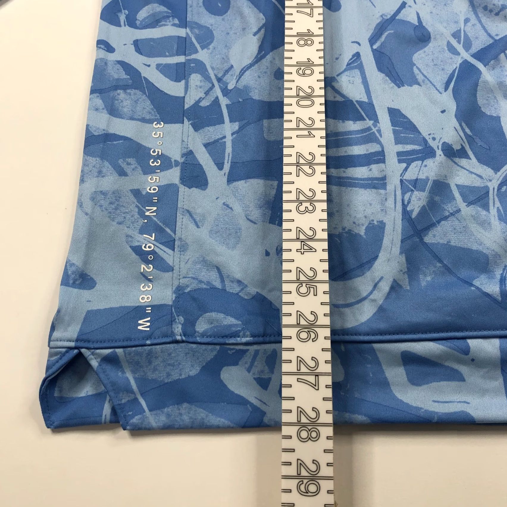 Jordan Brand Jordan North Carolina Small Exercise Long Sleeve Shirt All Over Print Blue Mens Shirt L/S Pullover Casual Activewear Size US S / EU 44-46 / 1 - 3 Thumbnail