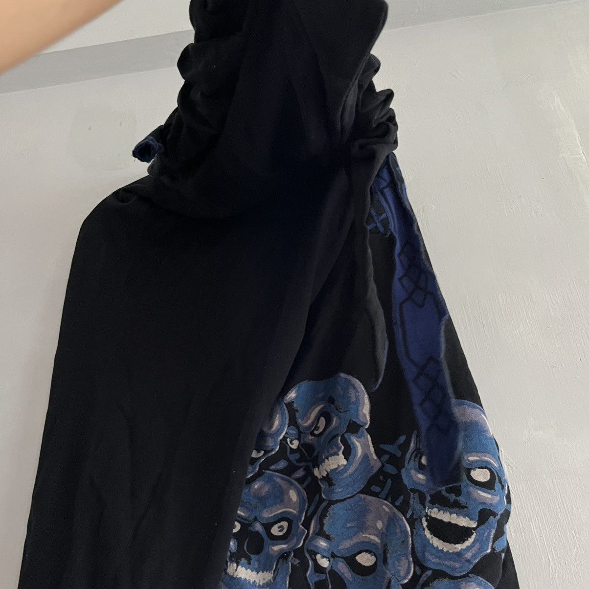 Bernhard Willhelm RARE AW10 Bernhard Willhelm Skull pile Asymmetrical Hoodie Size S / US 4 / IT 40 - 7 Thumbnail