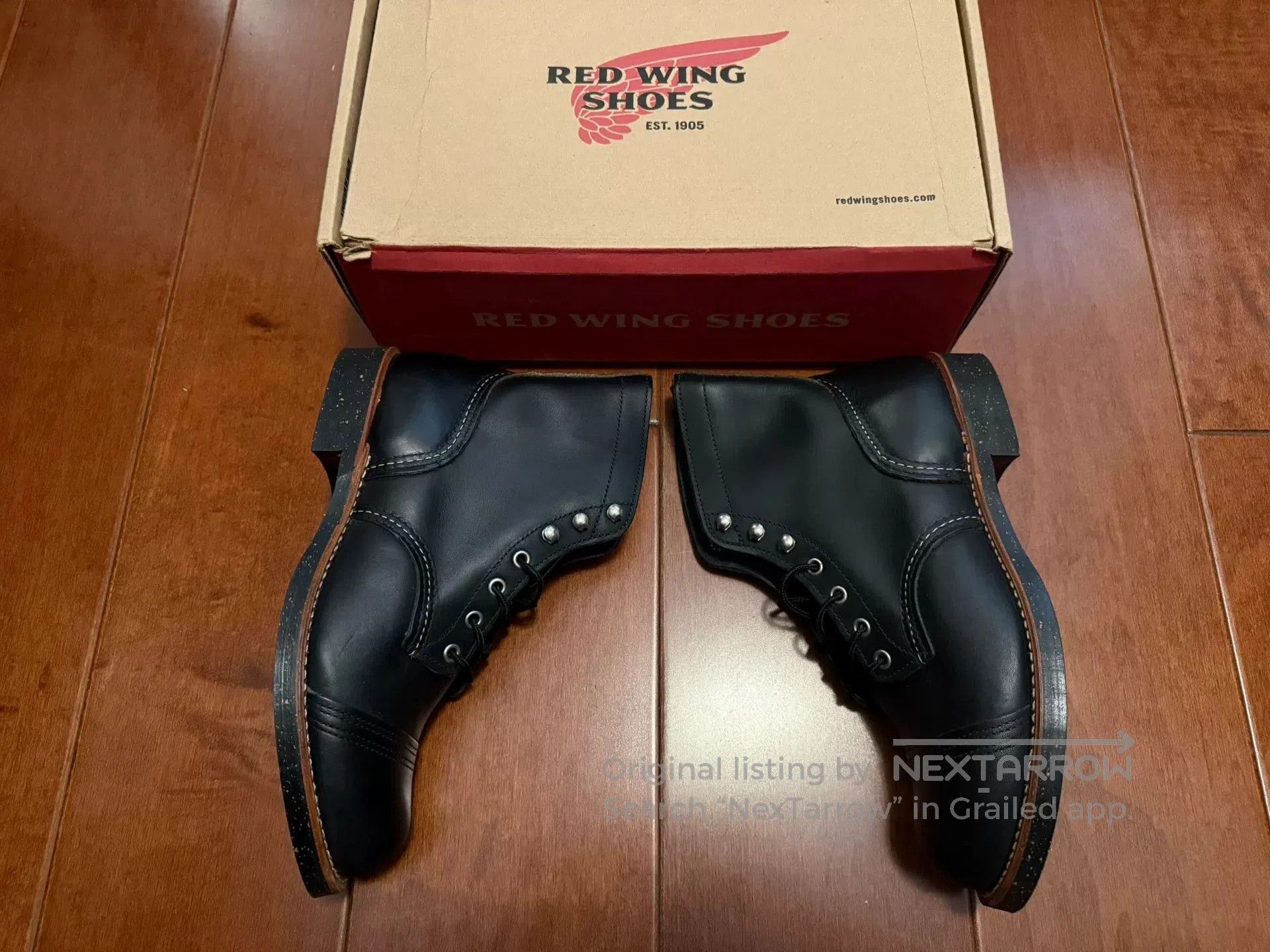 Red Wing Redwing 8114 Paratrooper Work Boot. Size US 7.5 / EU 40-41 - 3 Thumbnail