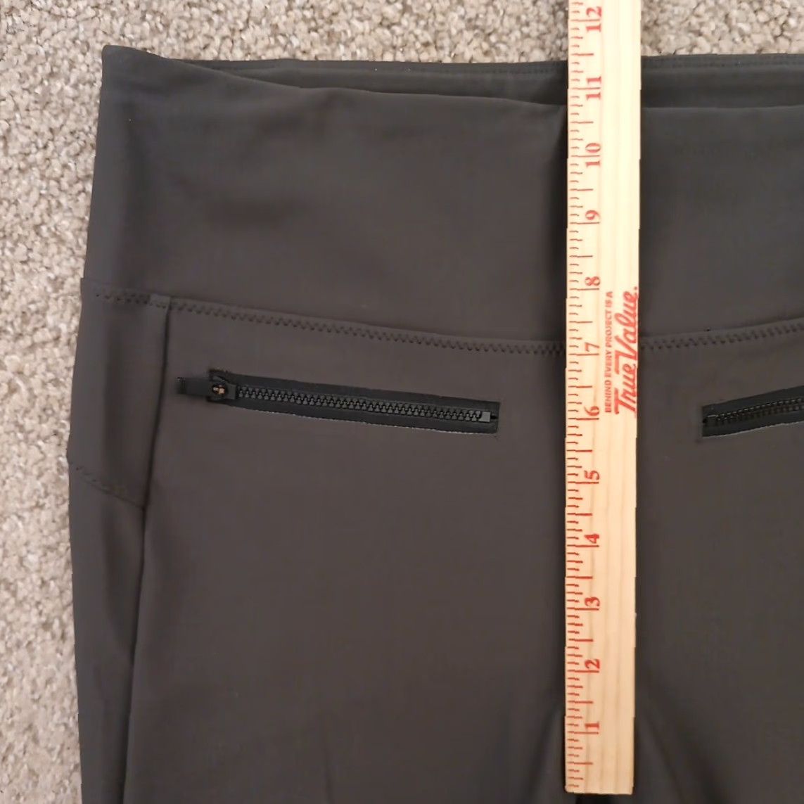 Athleta Athleta Pants Womens Medium Gray Ankle Pull On High Rise Pockets 30x25 Nylon Spandex Straight Regular Size 32" / US 10 / IT 46 - 4 Thumbnail