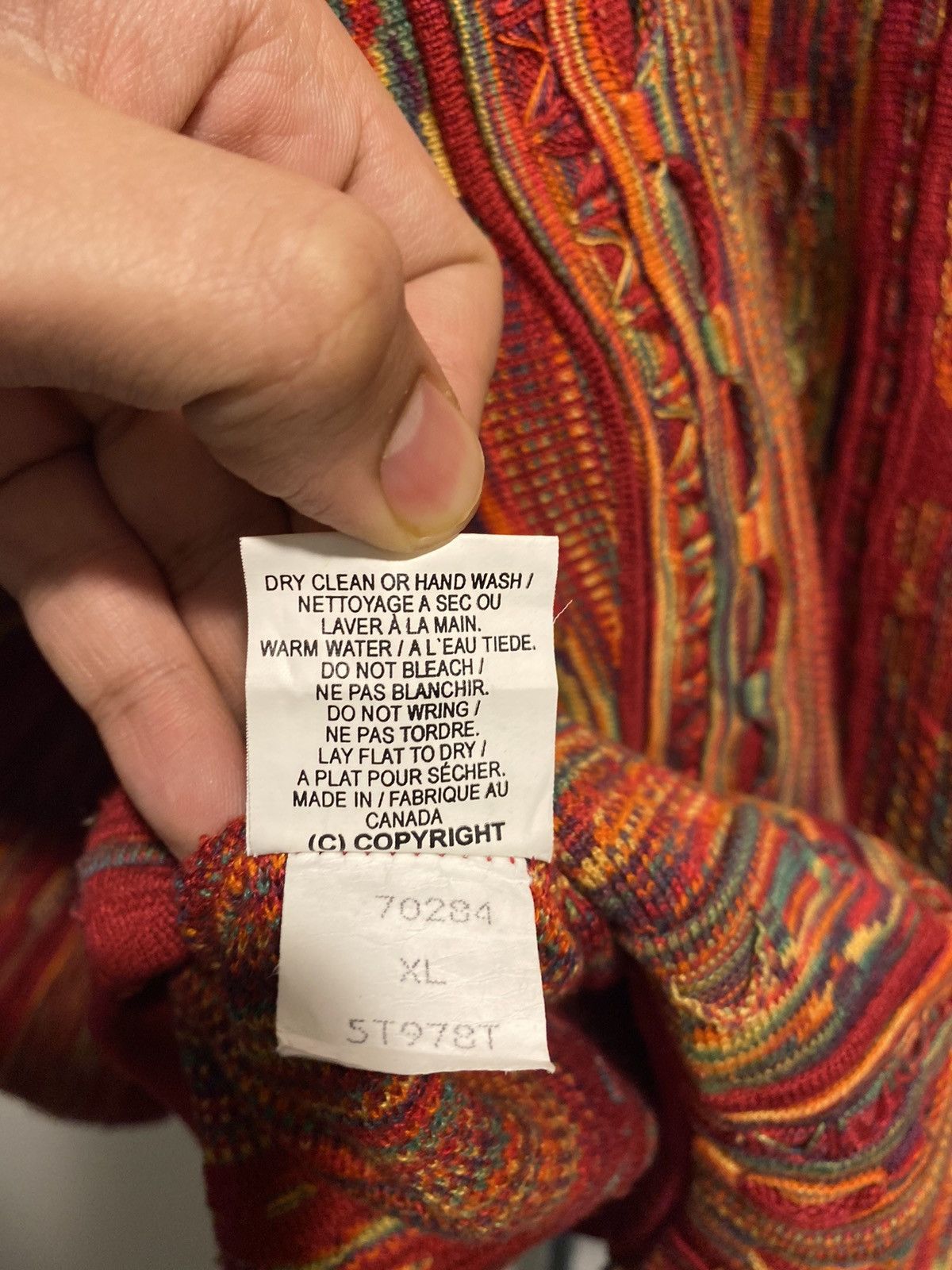 Tundra Canada 🔥90s Tundra Canada Coogi-style sweater Size US XL / EU 56 / 4 - 6 Thumbnail