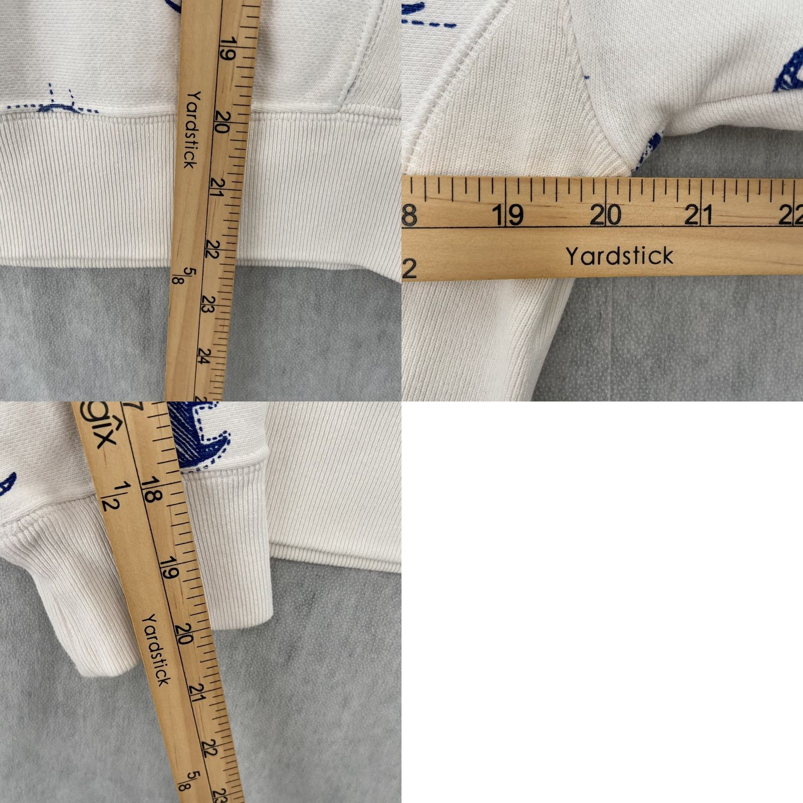 Champion Champion Sweatshirt Womens Medium White Reverse Weave Logo Pullover Sweatshirt Size M / US 6-8 / IT 42-44 - 8 Thumbnail