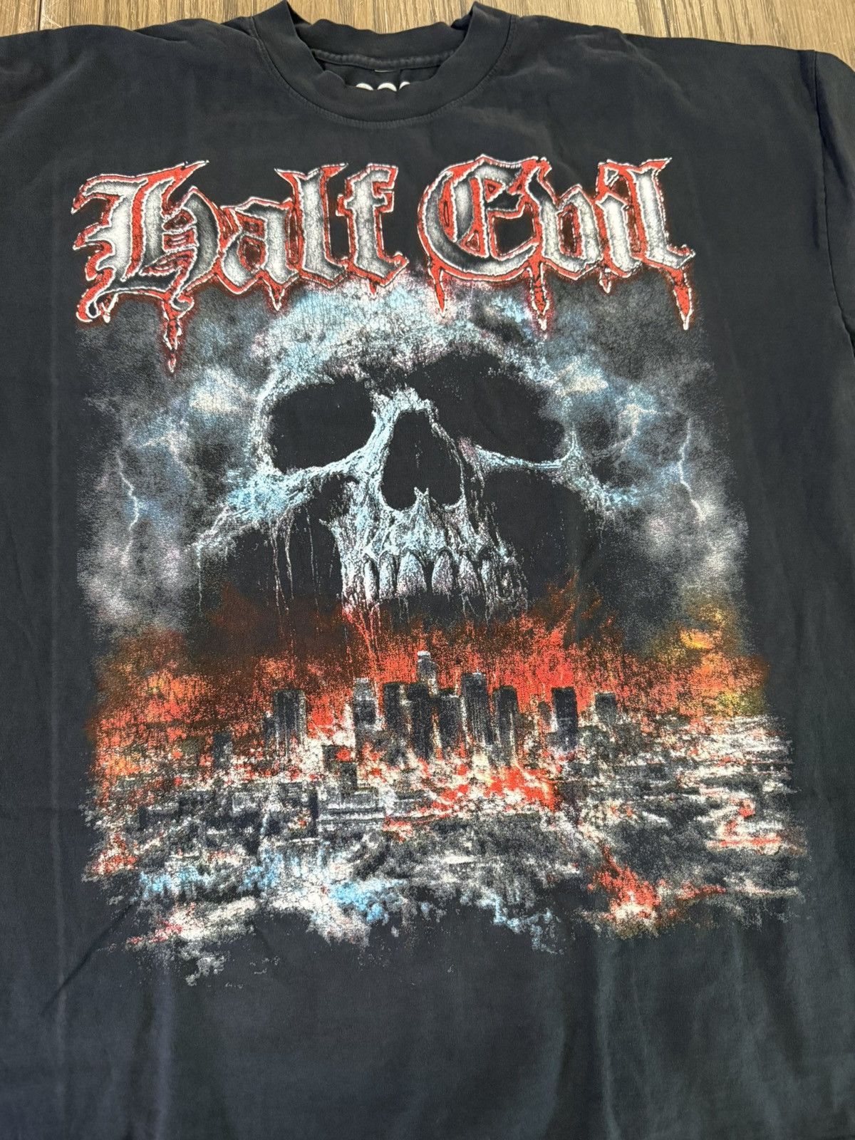 Half Evil ⚡️ Half Evil 333 Takeover Tee Shirt Size 2XL XXL ⚡️ Size US XXL / EU 58 / 5 - 1 Thumbnail