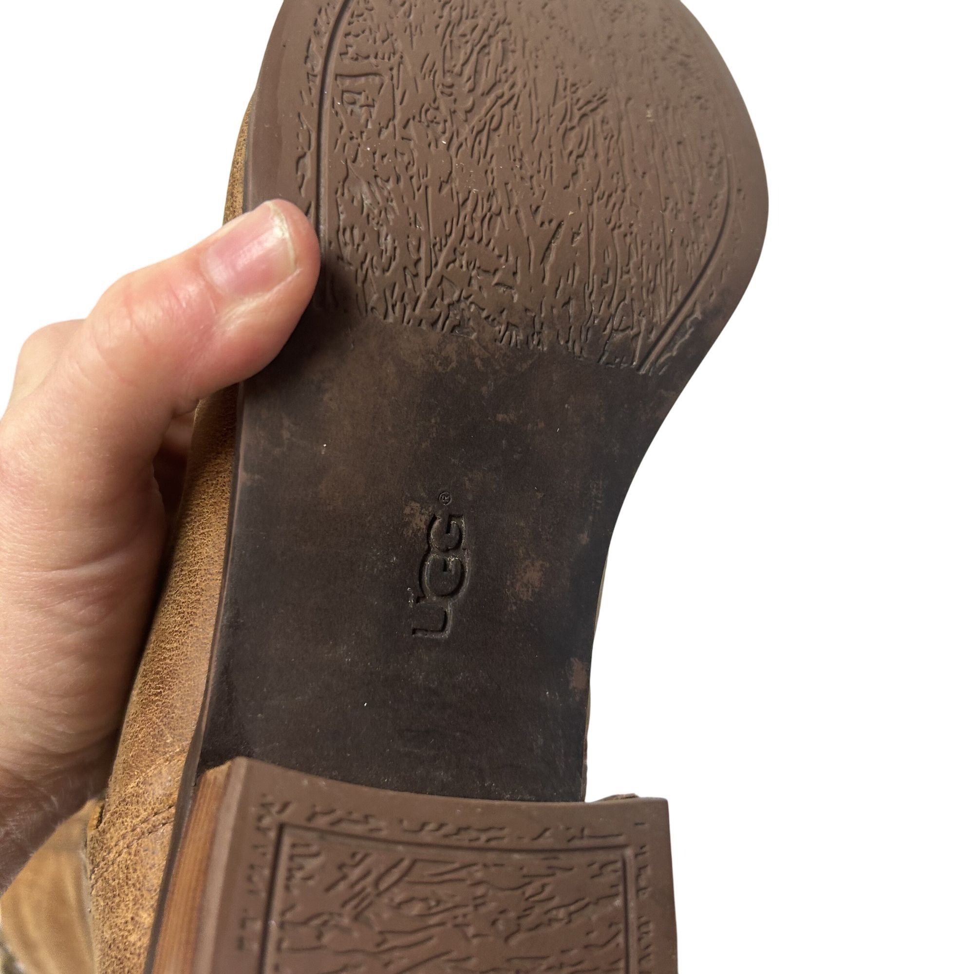 Ugg Ugg Australia Leather Tall Full Zip DARCIE Riding Boots Size US 9.5 / IT 39.5 - 13 Thumbnail