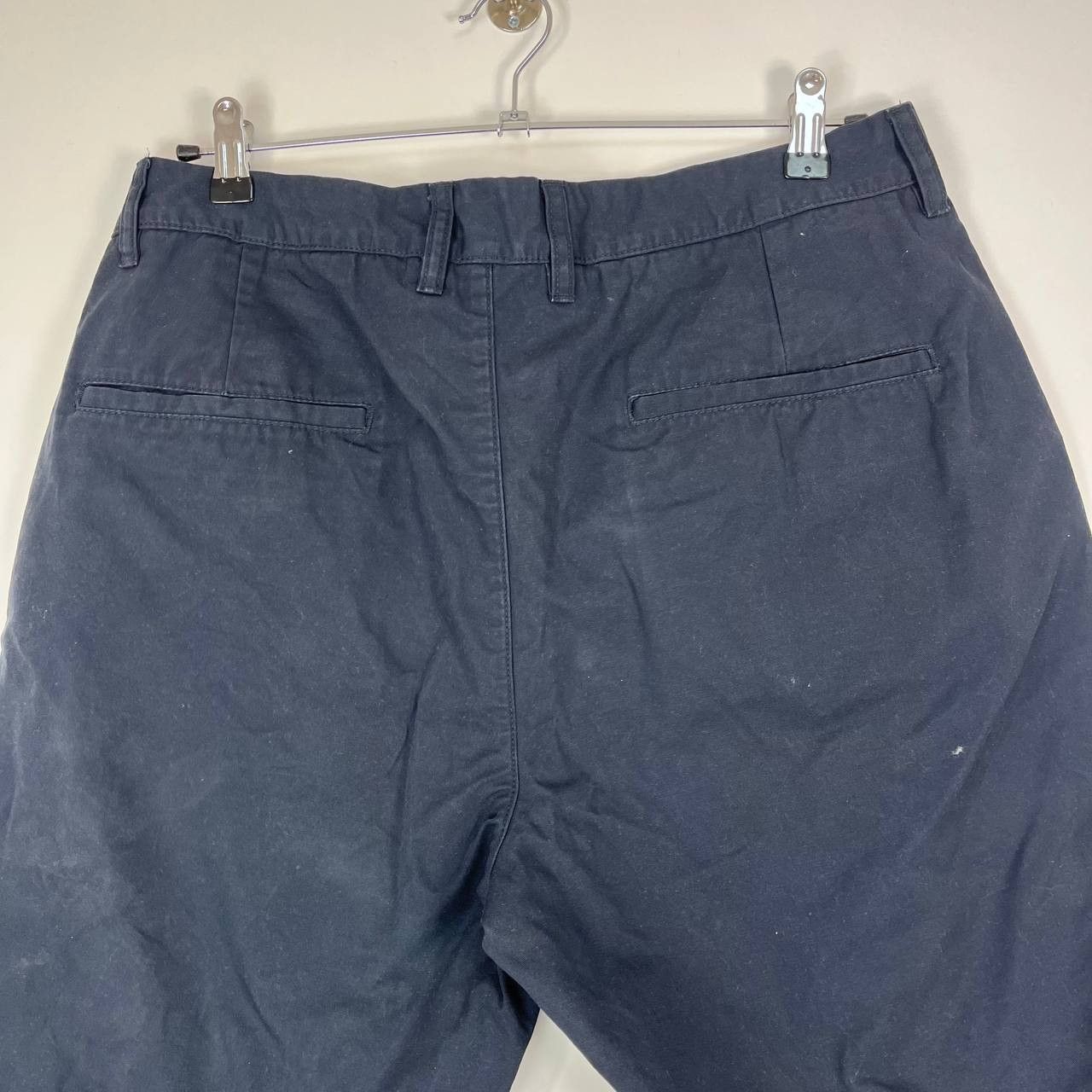 H&M H&M L.O.G.G Men’s Chino Shorts Navy Blue Casual Size 34 Size US 34 / EU 50 - 4 Thumbnail
