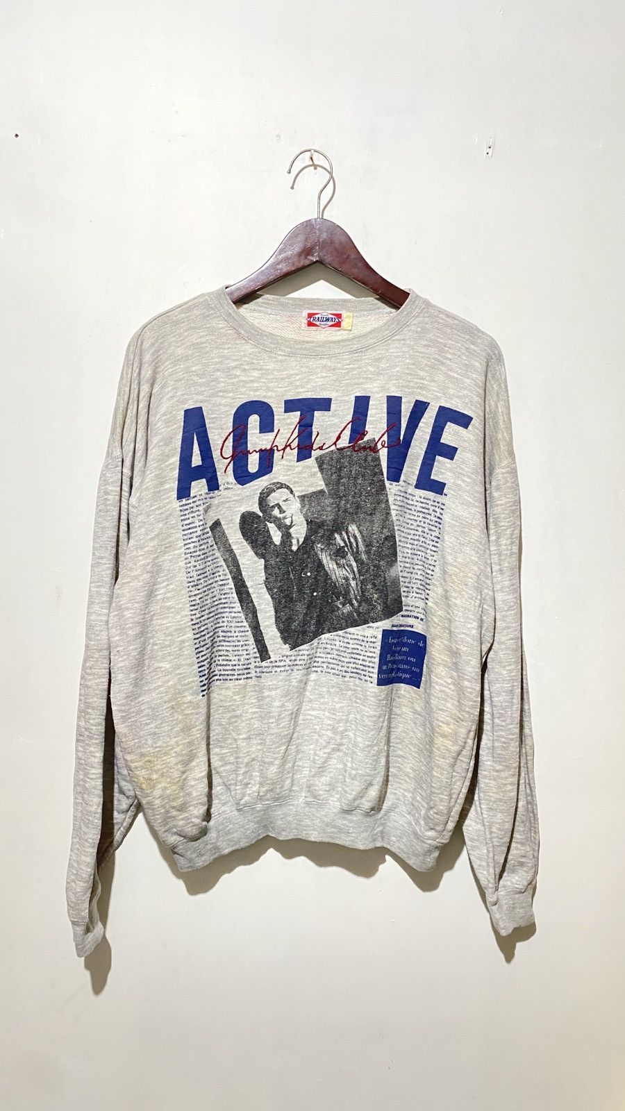 Japanese Brand Vintage Ronaldo sweatshirt 90s TRAILWAYS Size US L / EU 52-54 / 3 - 1 Thumbnail
