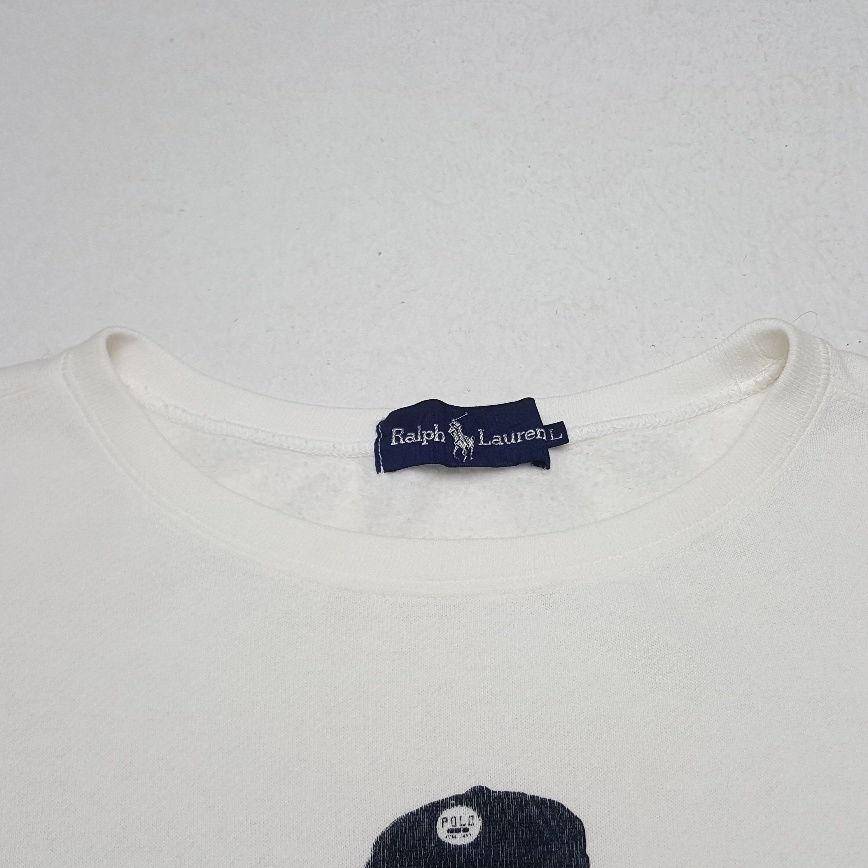 Ralph Lauren × Vintage Vintage Polo Bear by Ralph Lauren American Brand Sweatshirt Size US L / EU 52-54 / 3 - 4 Thumbnail