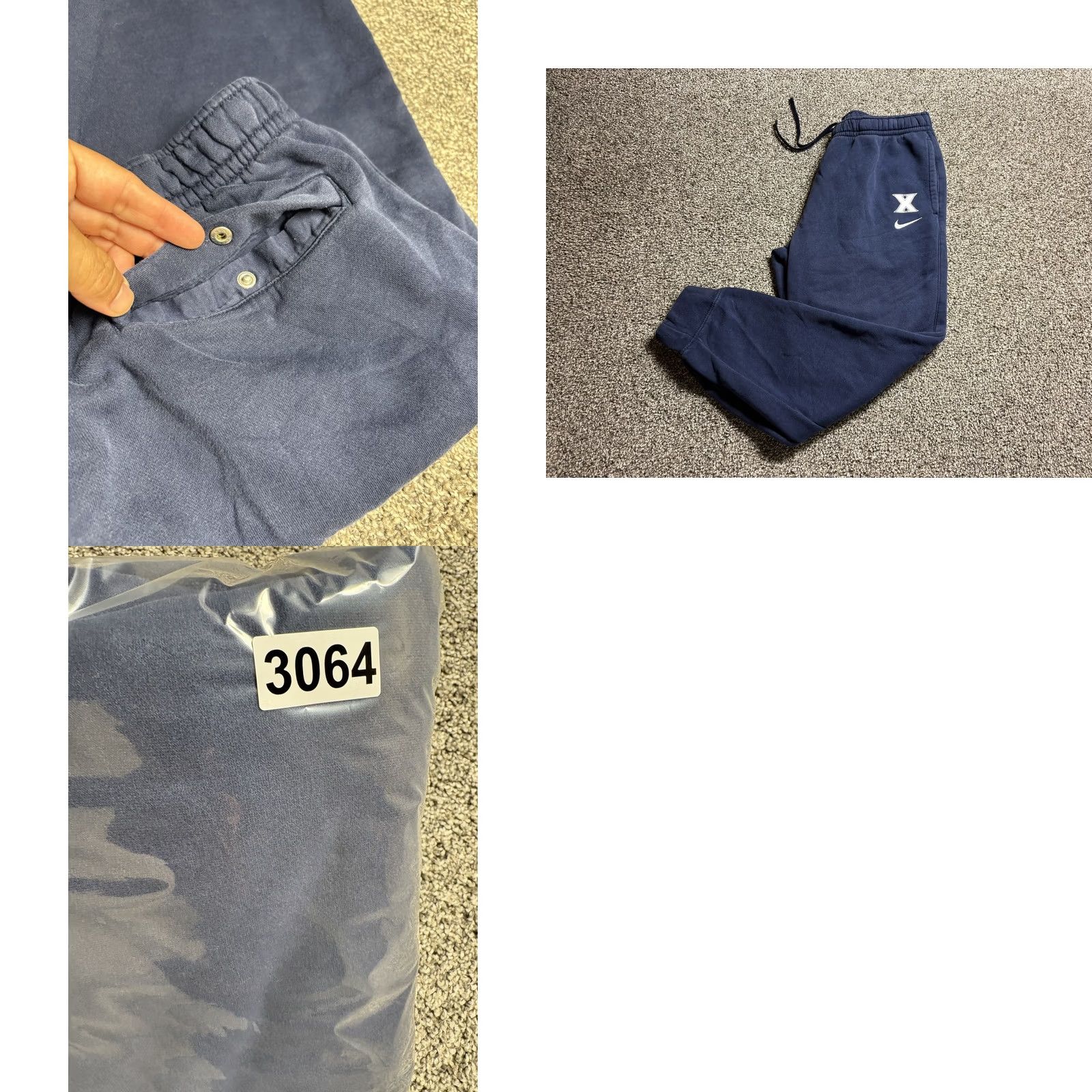 Nike Nike Xavier Sweatpants Mens Large Blue Sportswear Club Fleece Joggers CJ1616 Size US 33 - 9 Thumbnail