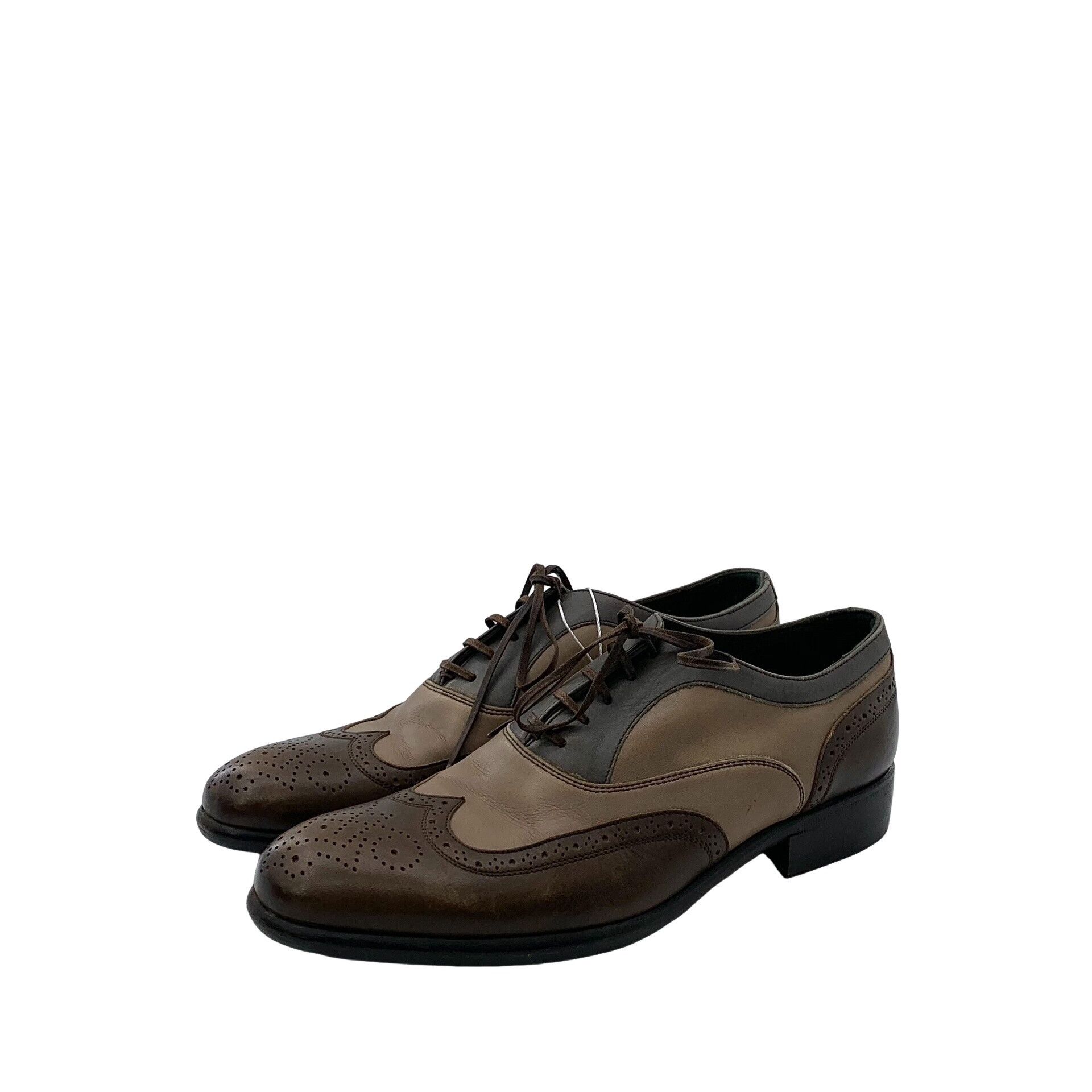Moreschi Moreschi Two-Tone Wingtip Brogues US 6 Size US 6 / EU 39 - 1 Thumbnail