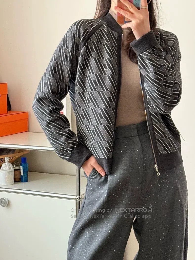 Hermes Hermes New Fall/Winter Women's Double-sided Open Cardigan, Size XS / US 0-2 / IT 36-38 - 1 Thumbnail