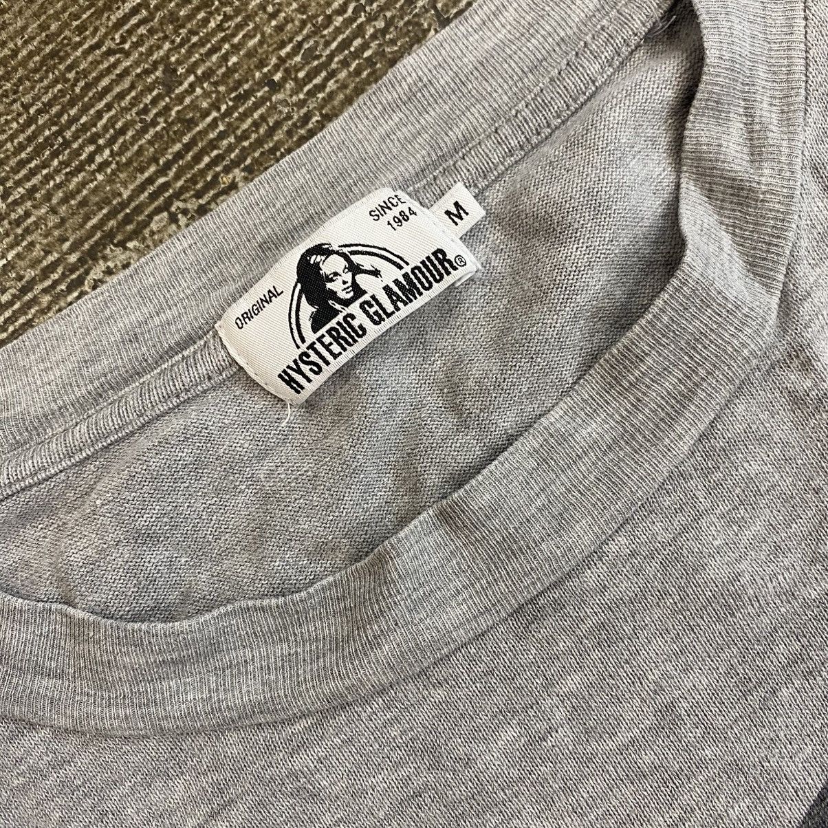 Hysteric Glamour Vintage Hysteric Glamour Graphic Grey Longsleeve Tee Size US M / EU 48-50 / 2 - 4 Thumbnail