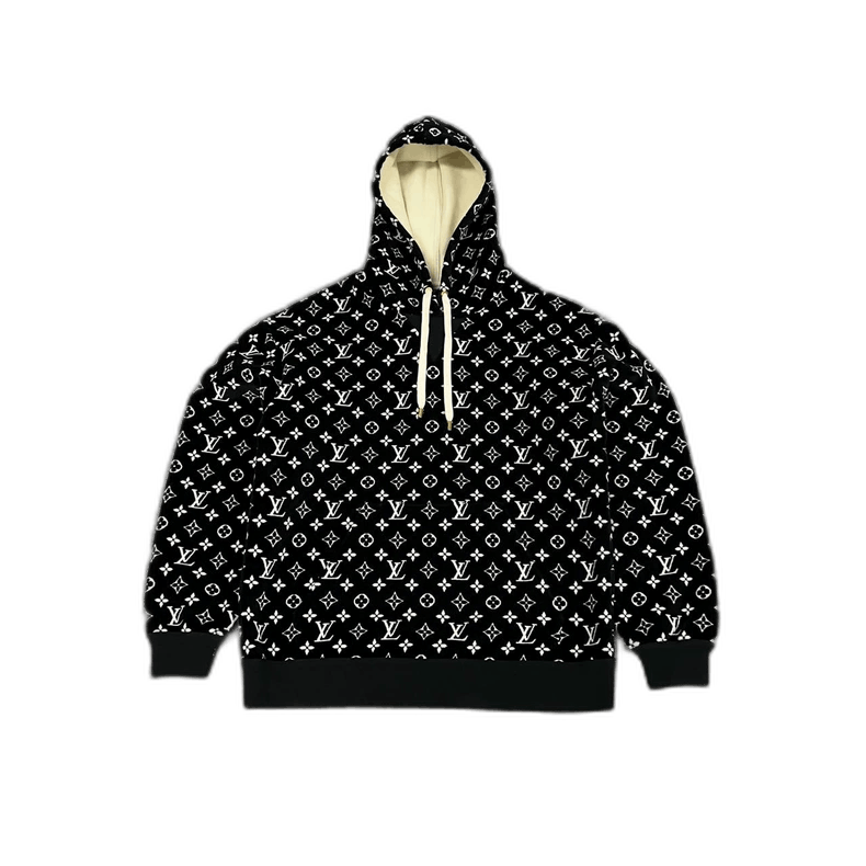 Louis Vuitton Louis Vuitton Logo Print Hooded Sweatshirt-2506 Size S / US 4 / IT 40 - 1 Thumbnail