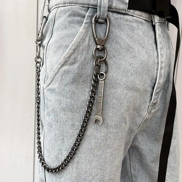 Jewelry Wrench Pendant Chain, Wallet Chain, Biker Punk Accessory Size ONE SIZE - 1 Thumbnail