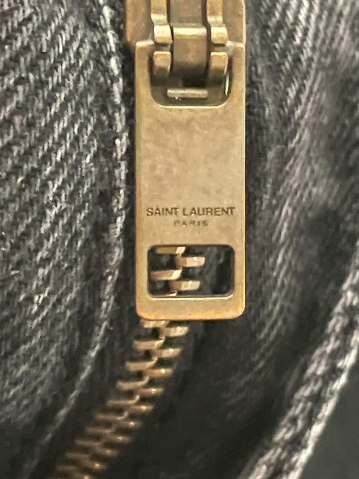 Saint Laurent Paris Black saint lauren paris denim (SS22) Size US 33 - 4 Thumbnail