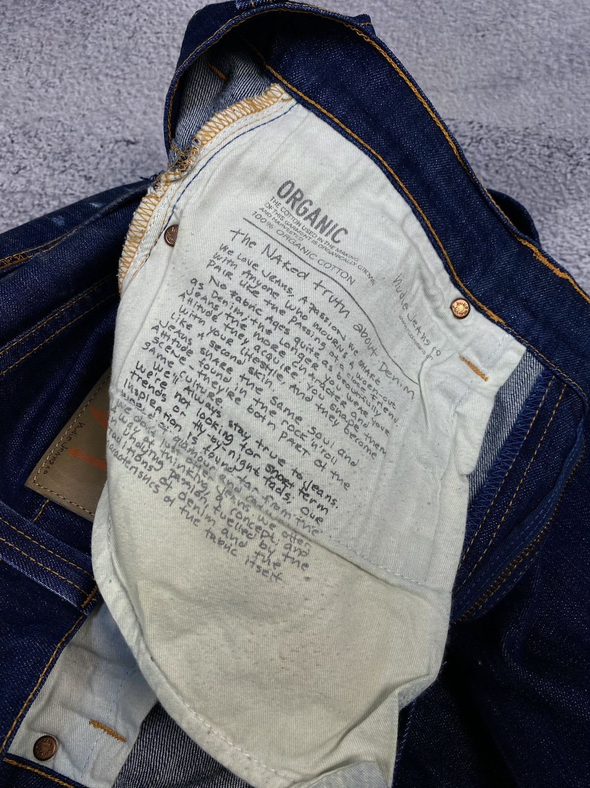 Nudie Jeans Nudie Thin Finn Organic Custom Jeans Size US 33 - 22 Thumbnail