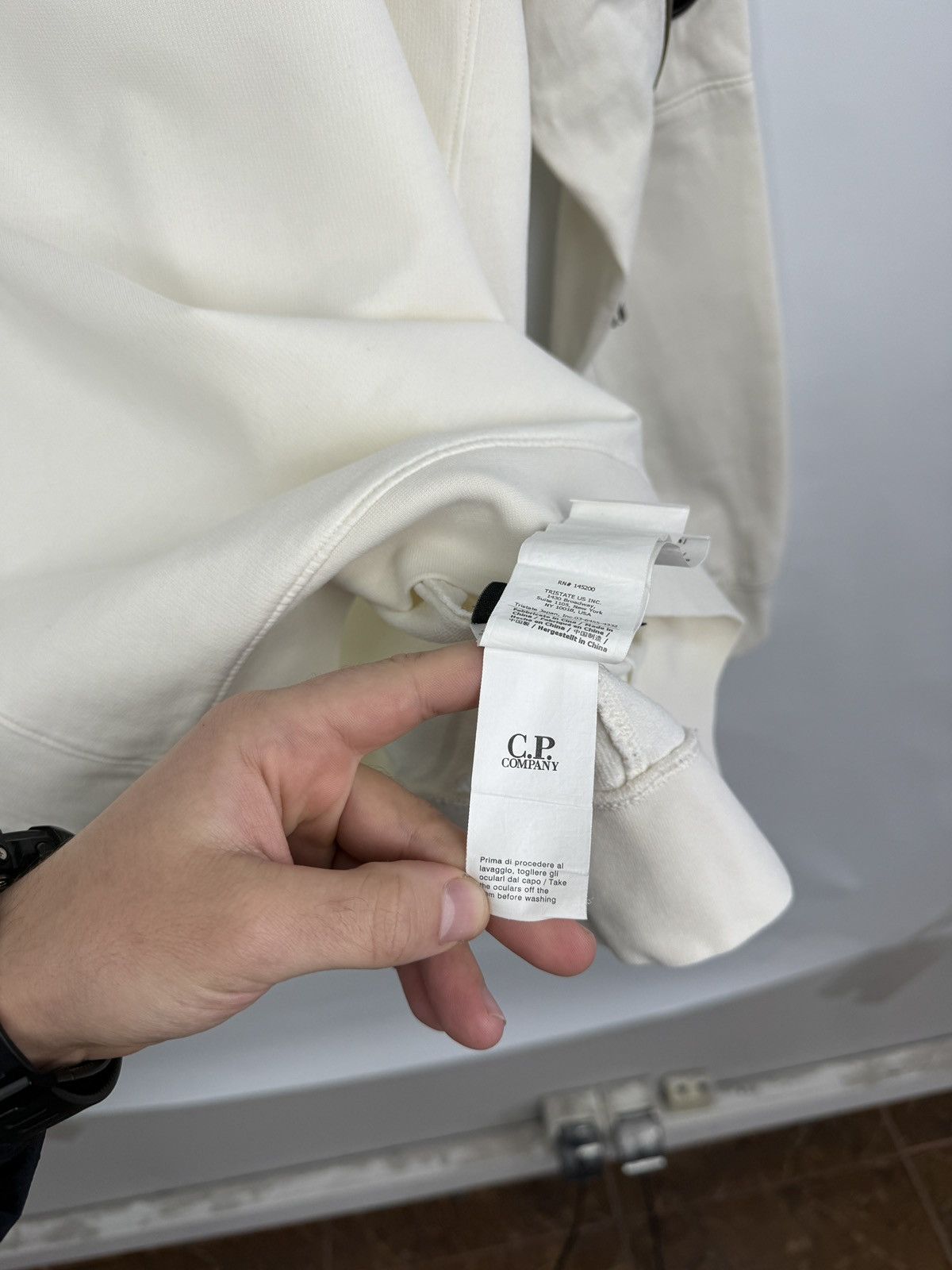 C.P. Company 🇮🇹 Y2K C. P. Company Lens Asymmetrical Zip Sweatshirt Rare Size US M / EU 48-50 / 2 - 10 Thumbnail