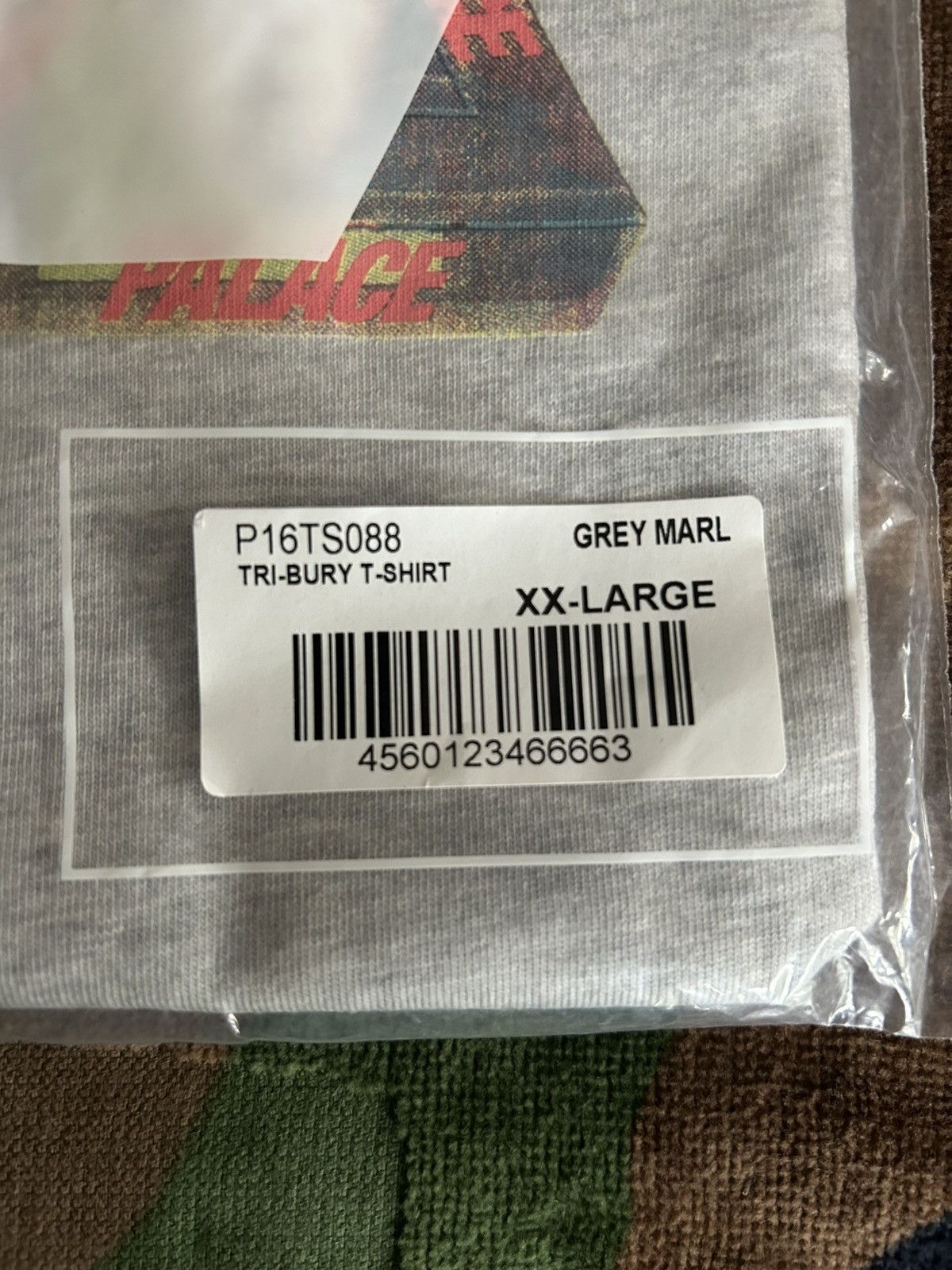 Palace Palace Tri-Bruy T-Shirt Grey XXL SS19 Size US XXL / EU 58 / 5 - 4 Thumbnail