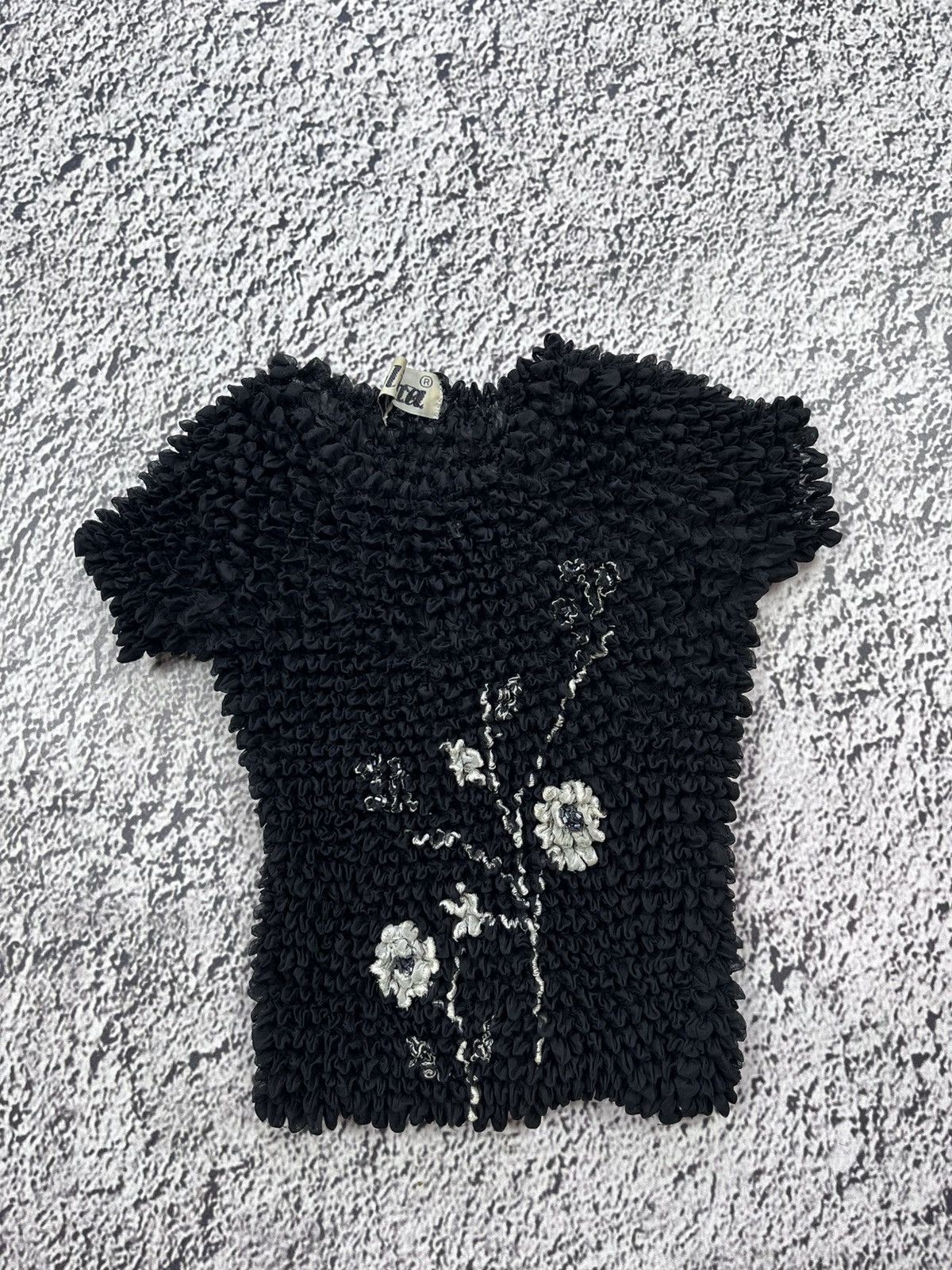 Japanese Brand SHIBORI SRIDER POPCORN FLORAL TOP DOUBLET STYLE Size ONE SIZE - 6 Thumbnail