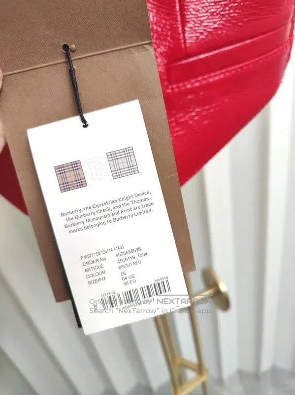 Burberry Burberry Red Jacket for Women - XS Size. Size XS / US 0-2 / IT 36-38 - 7 Thumbnail